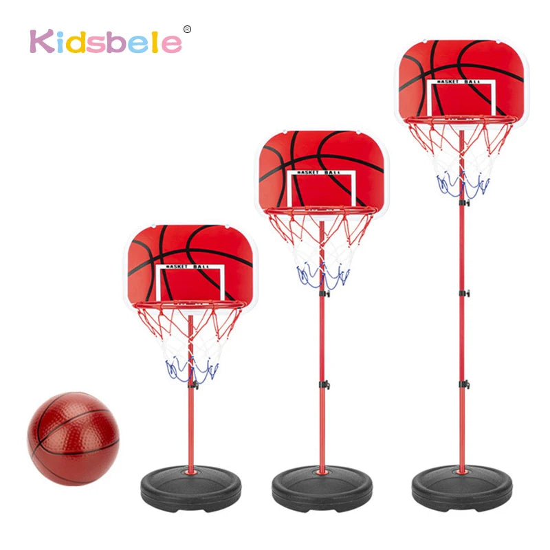 Toddler Adjustable Basketball Hoop - 63-150CM Stand Rack for Kids, Indoor & Outdoor Sports Toy