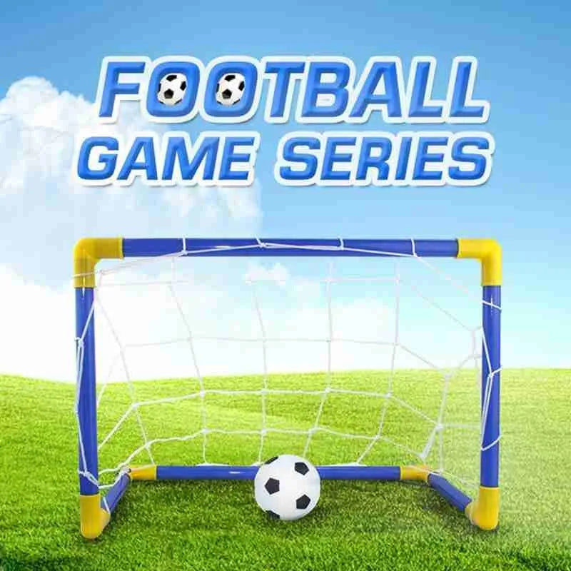 Football Mini Toy Outdoor Sports - Kids Soccer Goal Set for Boys & Girls, Indoor/Outdoor Football Goal, Perfect Gift for Children