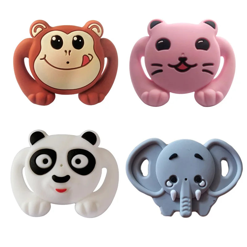 Cartoon Silicone Pacifier - Cute Animal Elephant Design, BPA-Free Toddler Infant Dummy Soother