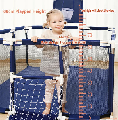 PANGDUBE Baby Safety Fence - Playpen for Children (0-6 Years Old)