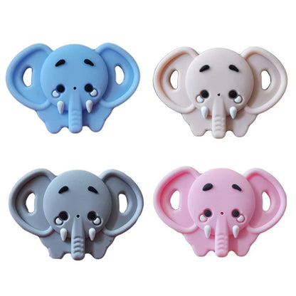 Cartoon Silicone Pacifier - Cute Animal Elephant Design, BPA-Free Toddler Infant Dummy Soother