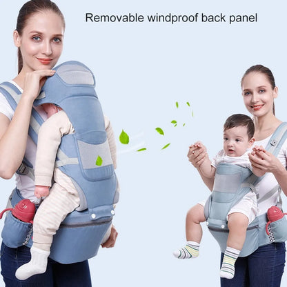 Ergonomic Baby Carrier Backpack - Infant Hipseat Front-Facing Wrap Sling for Travel