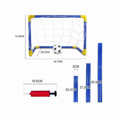 Football Mini Toy Outdoor Sports - Kids Soccer Goal Set for Boys & Girls, Indoor/Outdoor Football Goal, Perfect Gift for Children