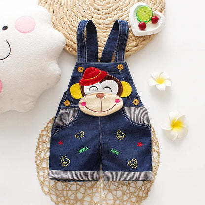 IENENS Kids Denim Overalls - Boys & Girls Dungarees, Jumpsuits, and Shorts for Toddlers & Infants