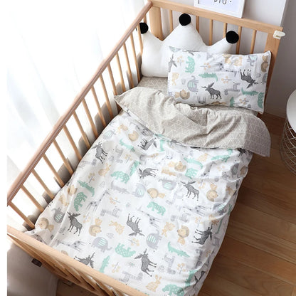 3 Pcs Baby Bedding Set for Newborns - Star Pattern