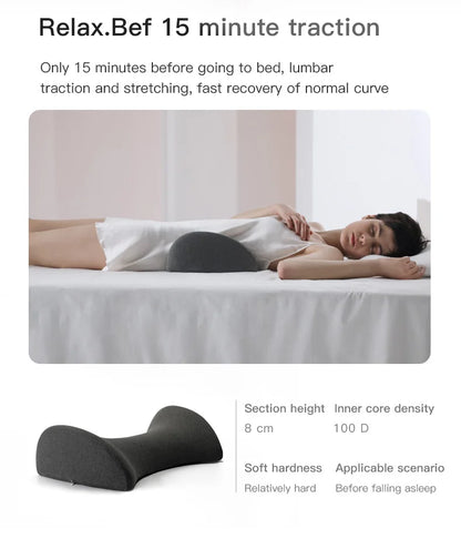 CHECA GOODS I-Shaped Pregnancy Pillow - Memory Foam Waist Pad for Side Sleepers