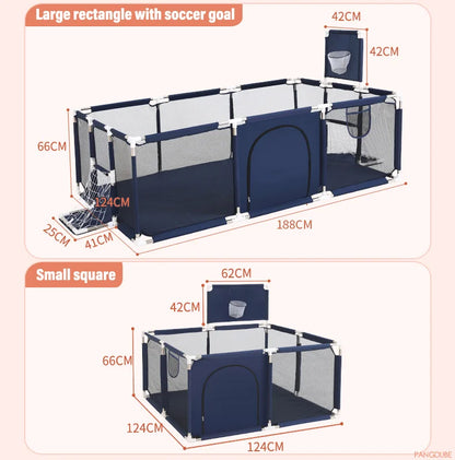 PANGDUBE Baby Safety Fence - Playpen for Children (0-6 Years Old)