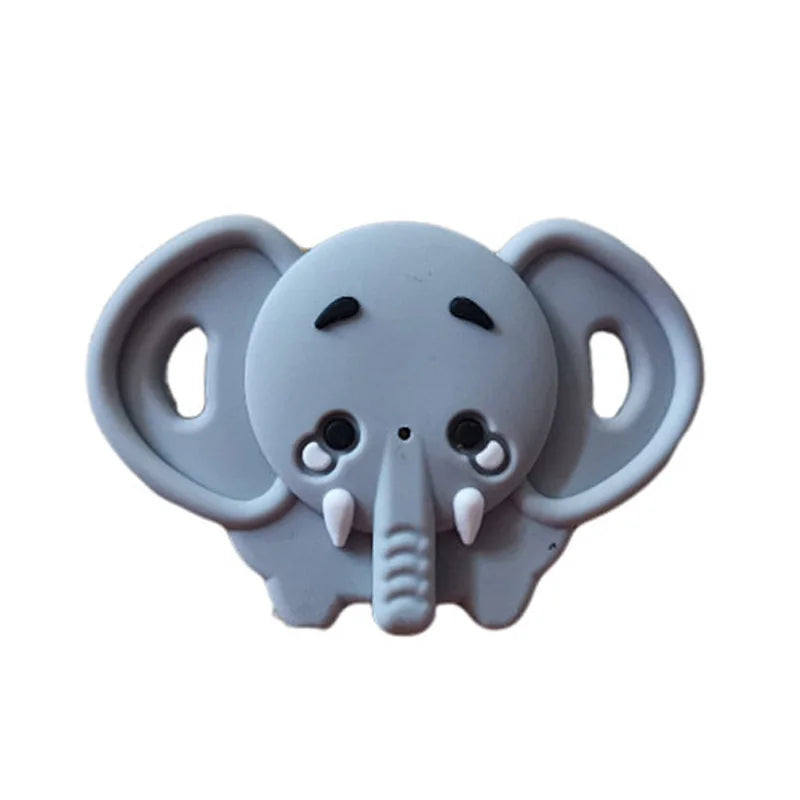 Cartoon Silicone Pacifier - Cute Animal Elephant Design, BPA-Free Toddler Infant Dummy Soother