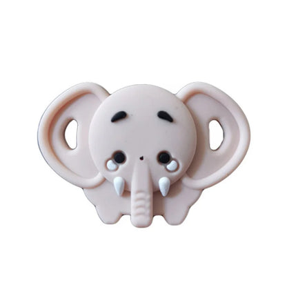 Cartoon Silicone Pacifier - Cute Animal Elephant Design, BPA-Free Toddler Infant Dummy Soother