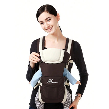 Baby Carrier Backpack - Breathable 4-in-1 Front-Facing Sling Wrap for Infant Comfort