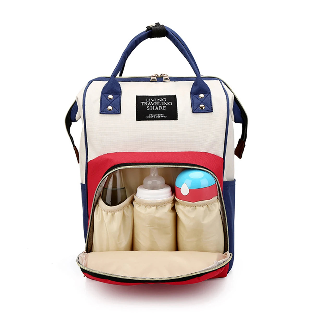 Portable Multi-Functional Mommy Bag - Fashionable Diaper Bag Backpack