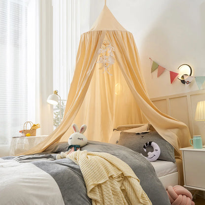 Kids Hanging Bed Canopy - Baby Mosquito Net for Crib Dome Curtain