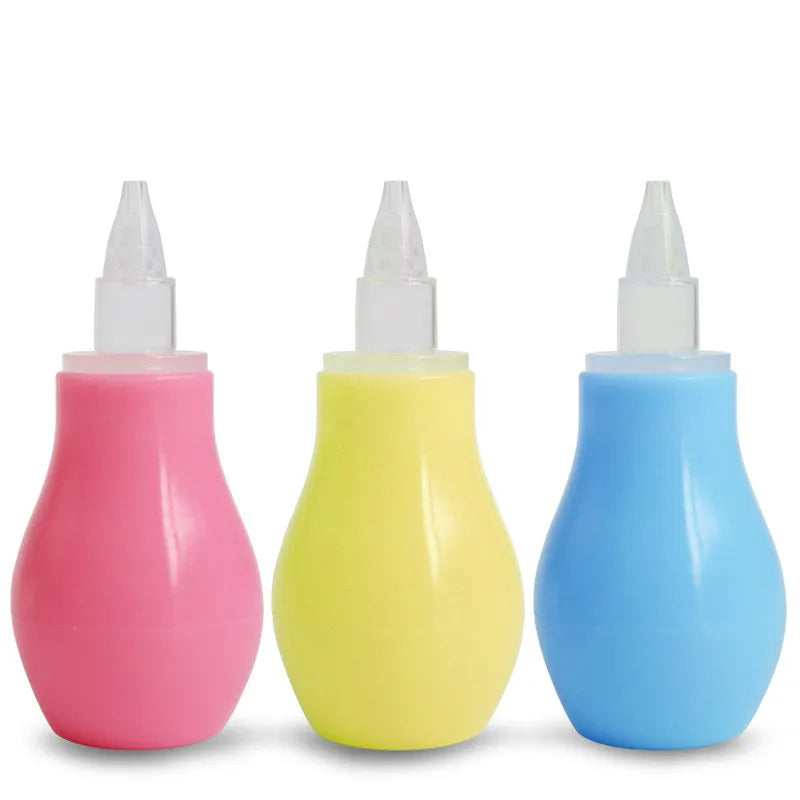 Newborn Silicone Baby Safety Nose Cleaner - Vacuum Suction Nasal Aspirator