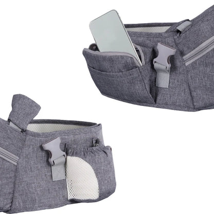 Ergonomic Baby Carrier with Hip Seat - Front-Facing Portable Sling for Baby Gear