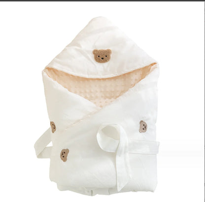 Newborn Baby Blanket Envelope Swaddle Wrap - Soft Cotton Infant Sleep Sack