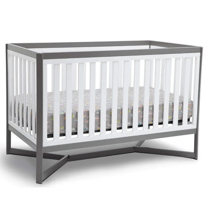 Tribeca 4-in-1 Baby Convertible Crib, Bianca White/Natural