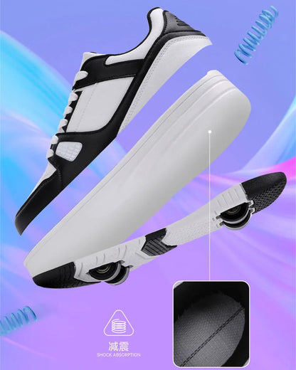 Roller Skate Shoes for Kids - Fashionable Sneakers with Wheels for Boys & Girls