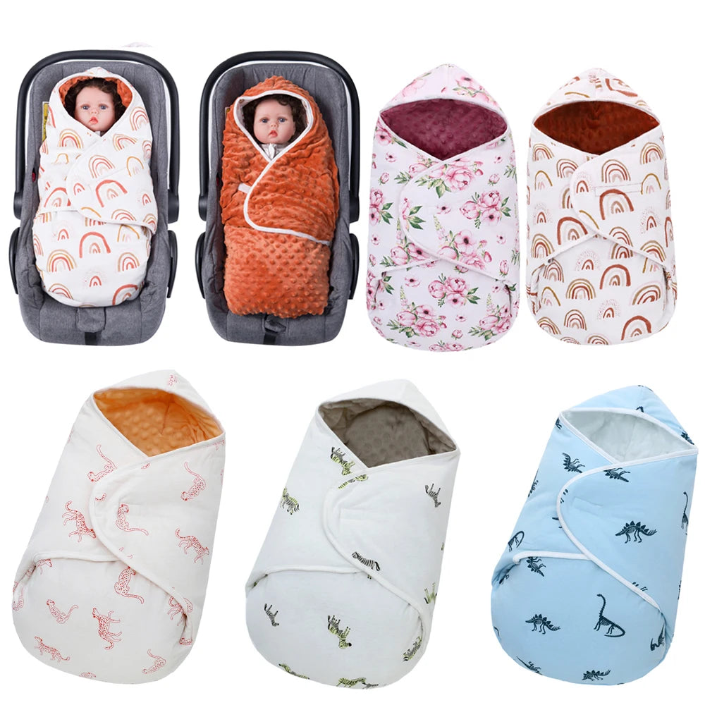 Winter Swaddling Blanket - Newborn Shower Blanket Wrap Sleep Sack