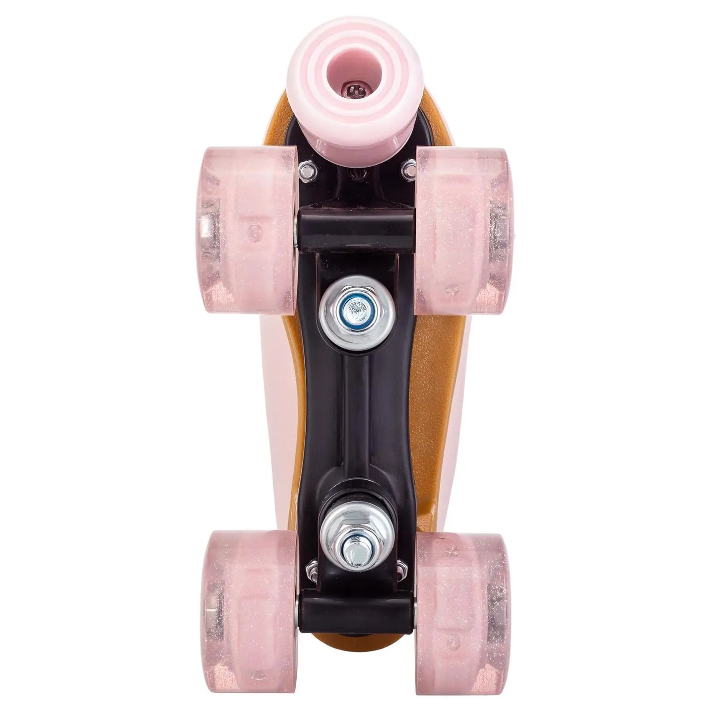 Pink & Purple Double Row Roller Skates for Women & Kids - Breathable Leather 4-Wheel Skating Sneakers