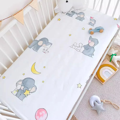 Without Filler Cotton Crib Bed Bedding Set for Boys and Girls – 3PCS Cartoon Baby Bedding Set