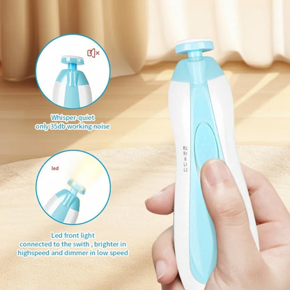 Baby Nail Grinder Electric Six-in-one Multi-head Anti-scratch Children Anti-meat Nail Clipping Manicure Suit Portable