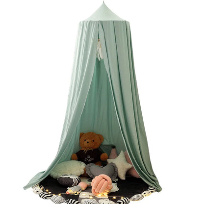 Kids Hanging Bed Canopy - Baby Mosquito Net for Crib Dome Curtain