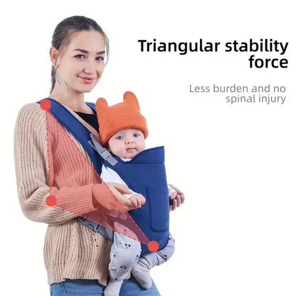 Ergonomic Baby Carrier Kangaroo Sling - Front & Back Facing Wrap for Newborns to 24 Months