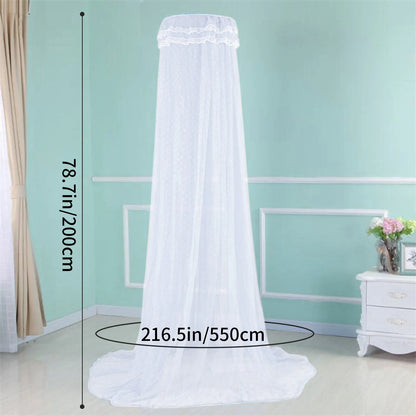 Summer Baby Crib Netting - Round Lace Dome Mosquito Net