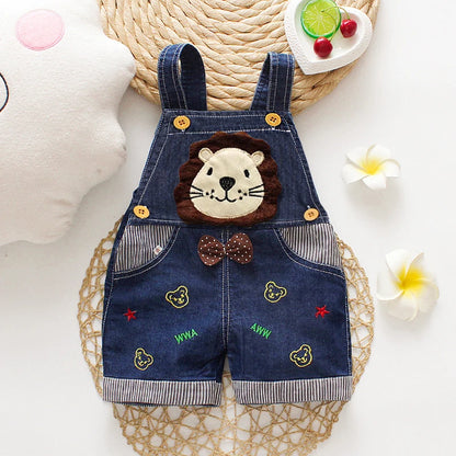 IENENS Kids Denim Overalls - Boys & Girls Dungarees, Jumpsuits, and Shorts for Toddlers & Infants