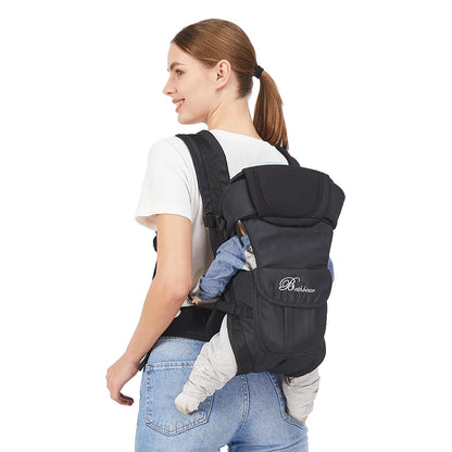 Baby Carrier Backpack - Breathable 4-in-1 Front-Facing Sling Wrap for Infant Comfort