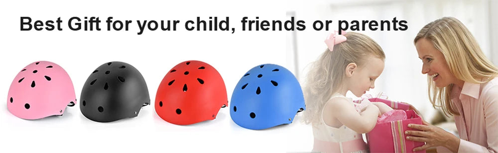 Multi-Sport Helmet - Skateboard, Cycling, Scooter, Roller Skate, Inline Skating & Rollerblading Helmet for Kids, Youth, and Adults