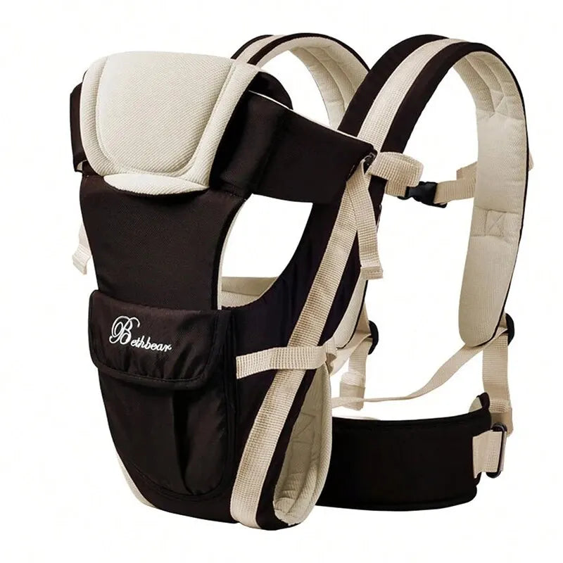 Baby Carrier Backpack - Breathable 4-in-1 Front-Facing Sling Wrap for Infant Comfort