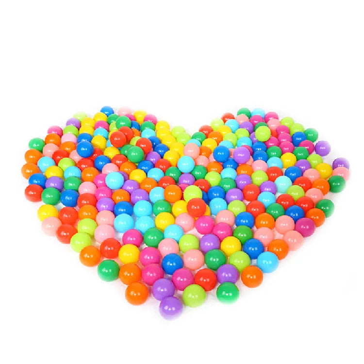 100PCS Outdoor Sport Ball - Colorful Soft Water Swim Pool Ocean Wave Ball, Eco-Friendly Stress Air Balls for Children, Perfect Tent Toys