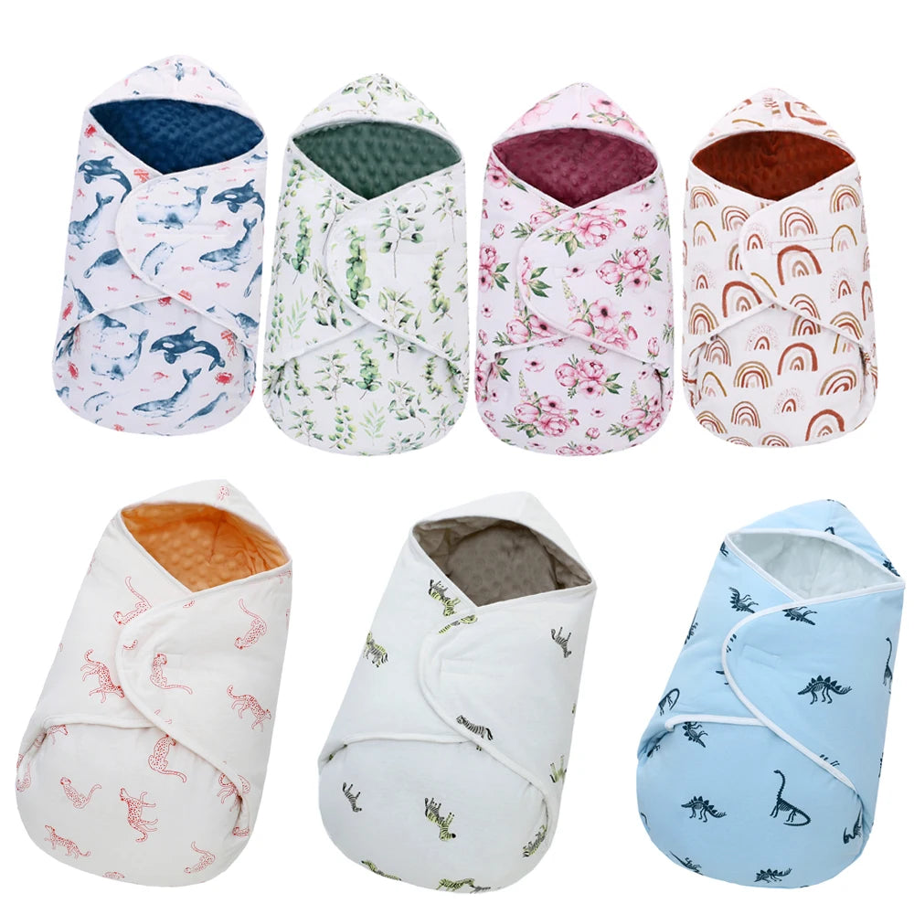 Winter Swaddling Blanket - Newborn Shower Blanket Wrap Sleep Sack