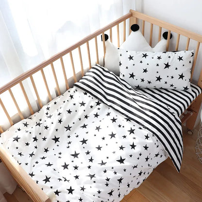 3 Pcs Baby Bedding Set for Newborns - Star Pattern