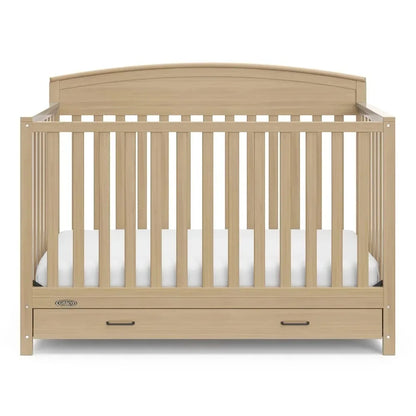 Graco Benton 5-In-1 Convertible Crib with Drawer (Driftwood)