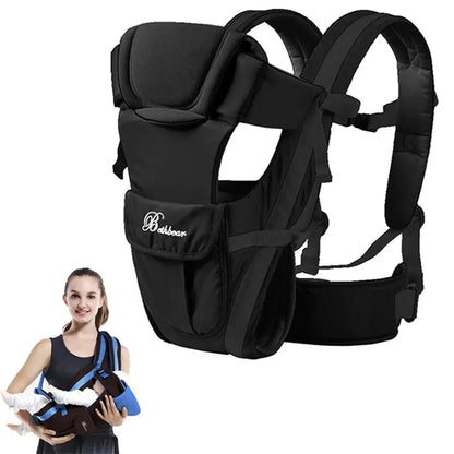 Baby Carrier Backpack - Breathable 4-in-1 Front-Facing Sling Wrap for Infant Comfort