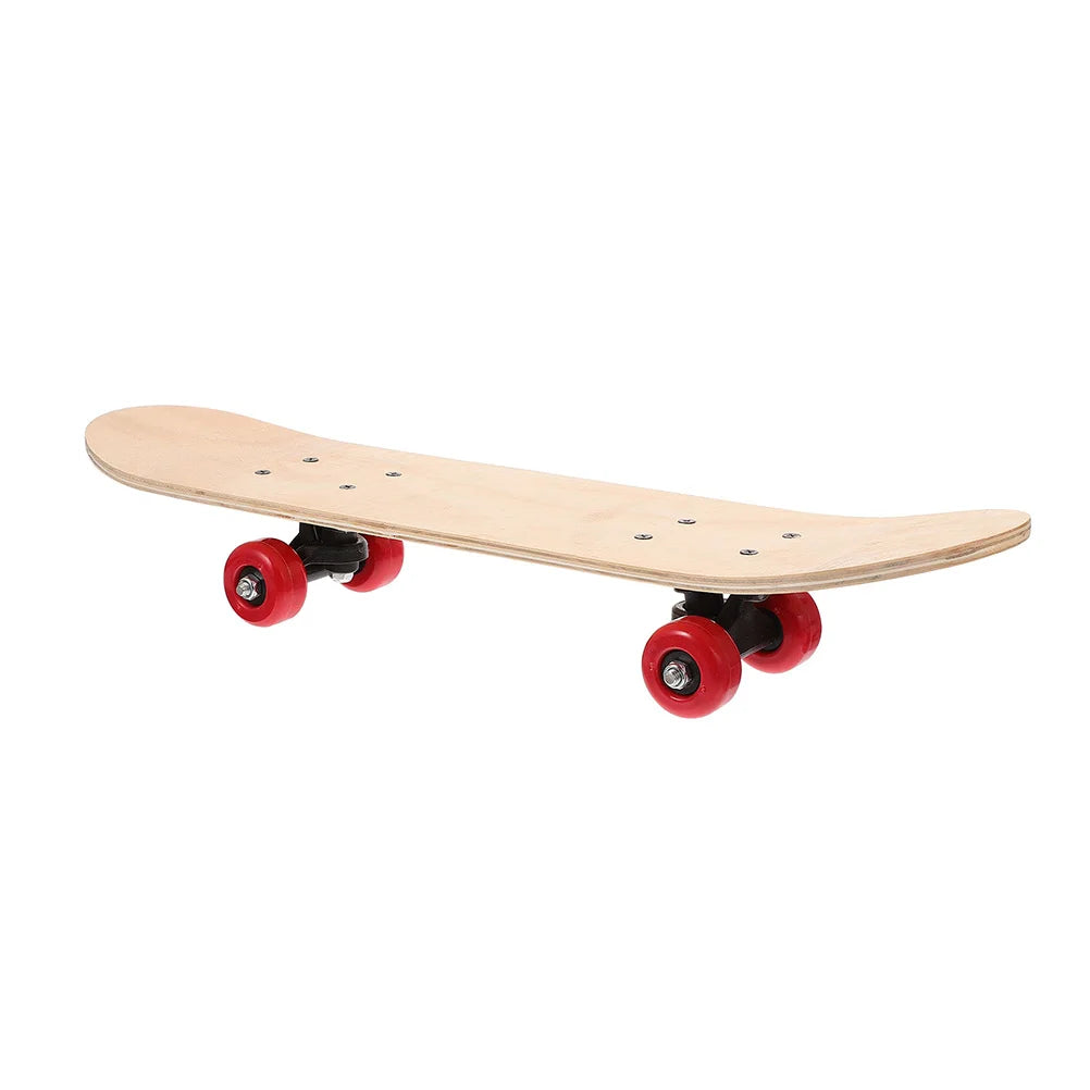 DIY Wooden Skateboard & Longboard Set - Blank Decks with Wheels and Trucks for Kids' Customization