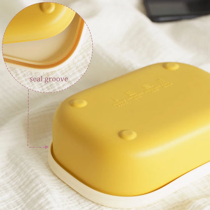 New Silicone Lunch Box for Babies - Portable BPA Free Kids Bento Box