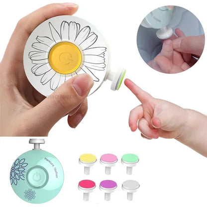 Electric Baby Nail Trimmer - Easy Trim Nail File Care Kit