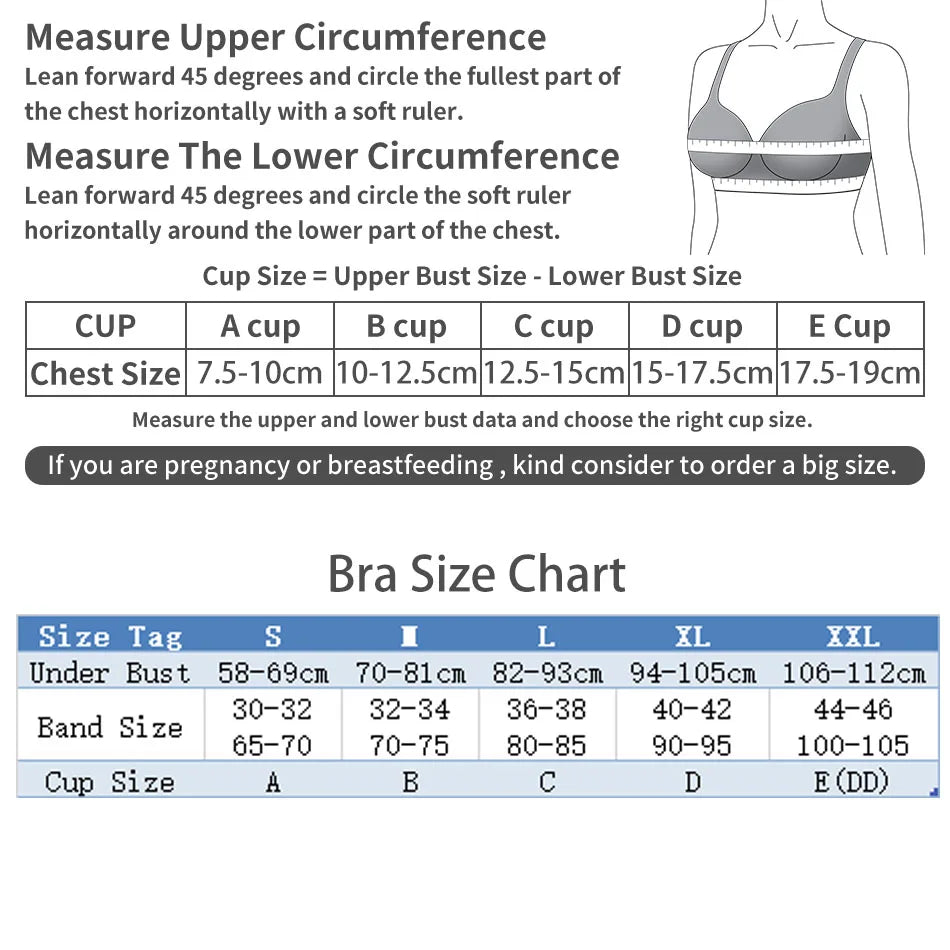 Maternity Nursing Bra - Detachable Seamless Breastfeeding Bralette for Pregnant Women, Plus Size Available