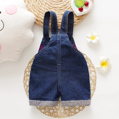 IENENS Kids Denim Overalls - Boys & Girls Dungarees, Jumpsuits, and Shorts for Toddlers & Infants